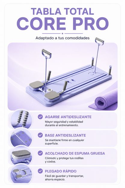 Tabla Pilates Total Core Pro™